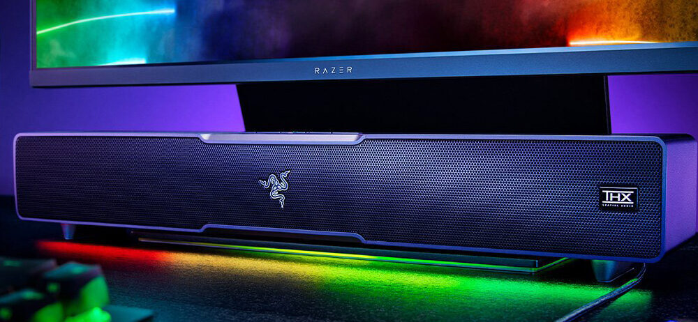 The Razer Leviathan V2 sound bar
