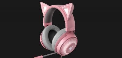 Pink Razer Kraken Kitty Edition Gaming Headset