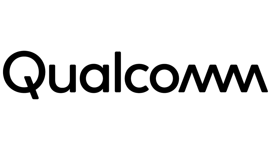 Qualcomm logo in black