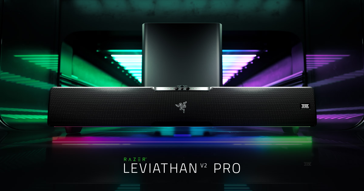 Razer Leviathan V2 Pro featuring THX Spatial Audio