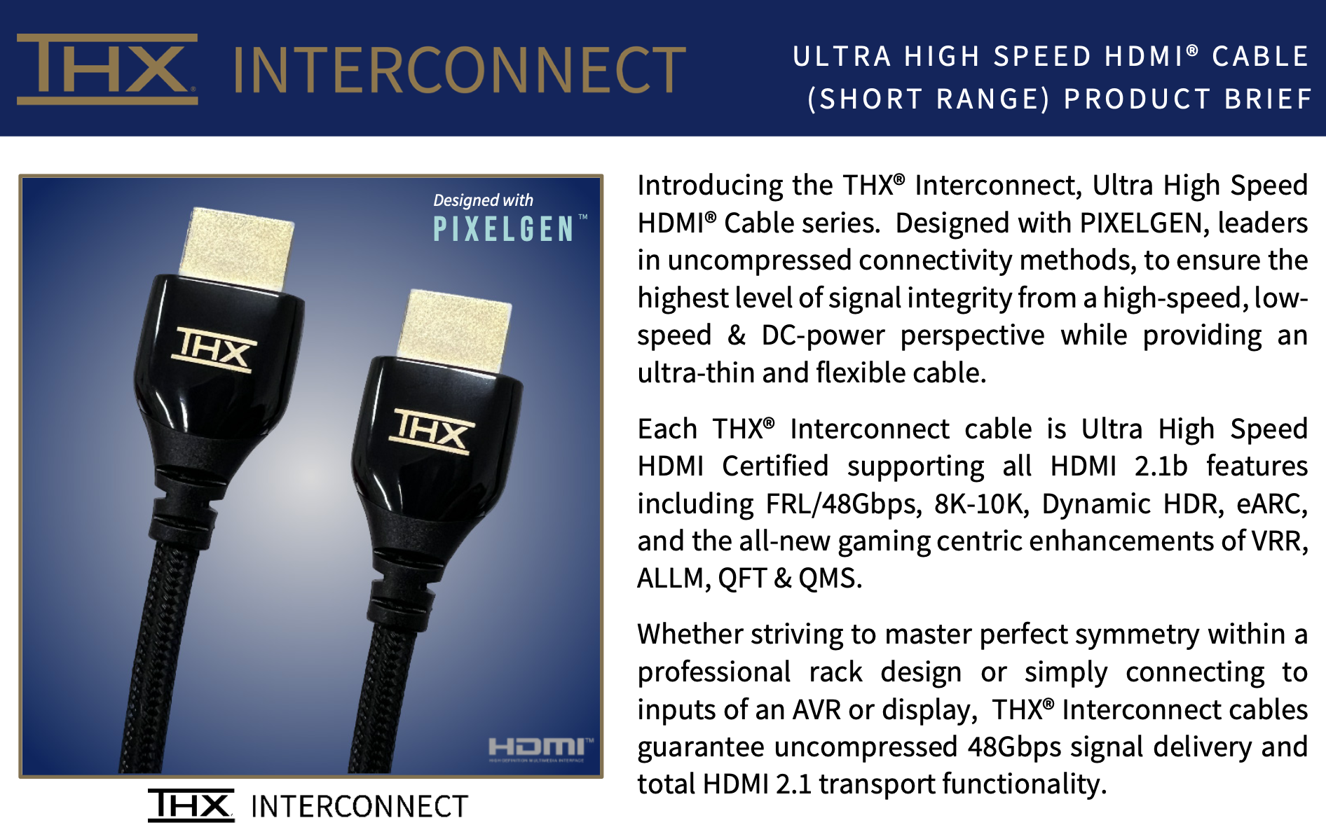 THX Interconnect (Copper)